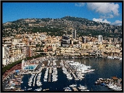 Port, Panorama, Monako, Miasta